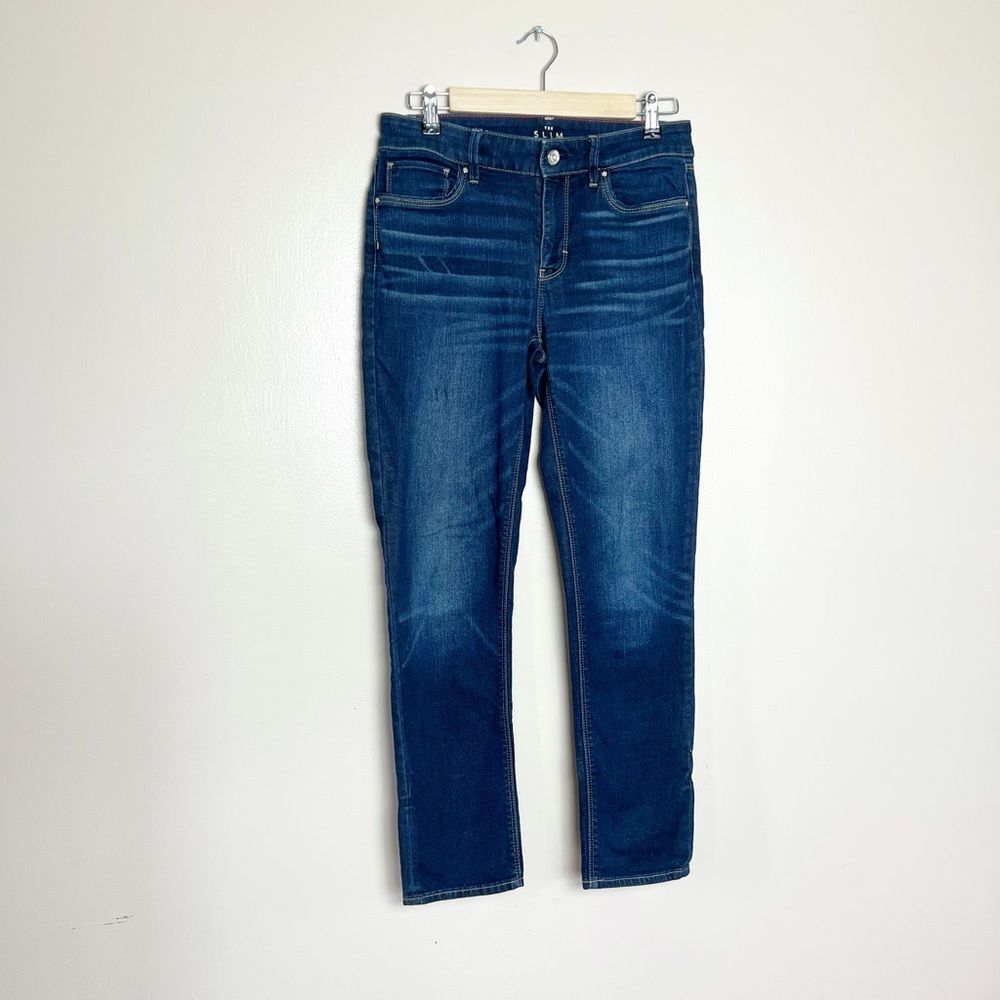 SALE! WHBM The Slim Mid-Rise Jeans Size 6S VGUC